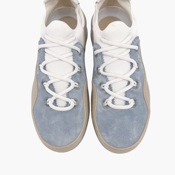 Christian Louboutin Arpoador Blue Drawstring Sneaker Size 39 US 9 Women's 7028 - Picture 4 of 15